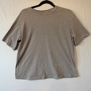 Nobo Womens Boxy Fit Cropped T Shirt Small Grey Grunge Loungewear Basic Cotton
